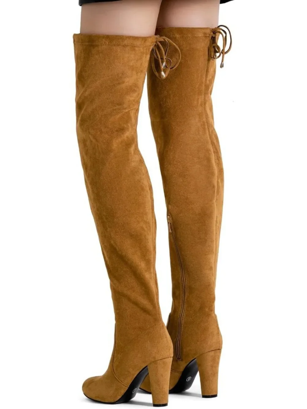 Chic Over the Knee Thigh High Boots with Block Heel for Stylish Women
